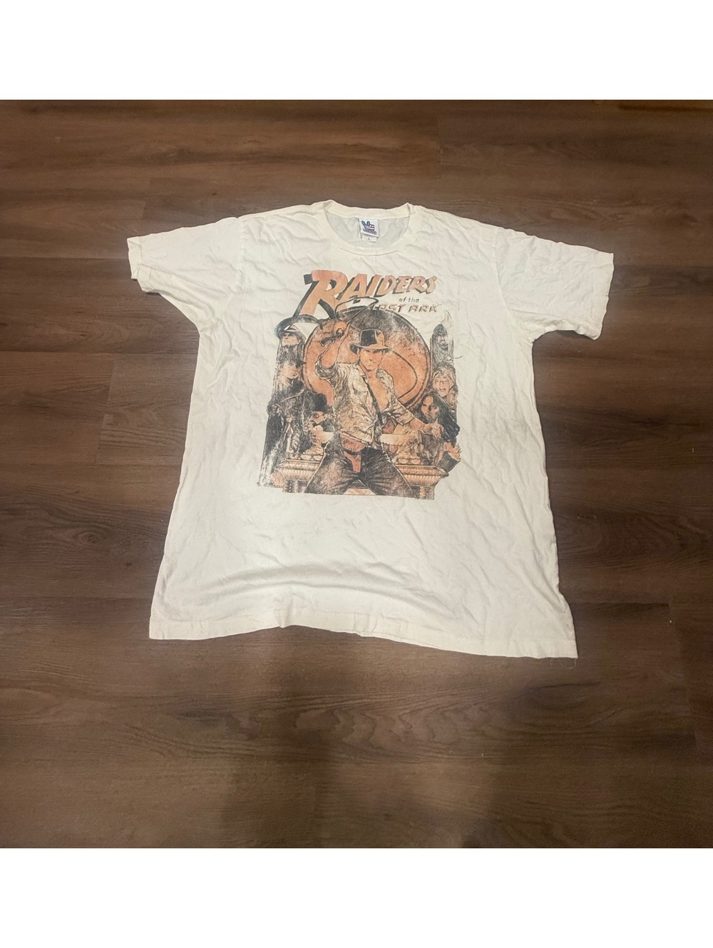 White Raiders Lost Ark graphic T-shirt
